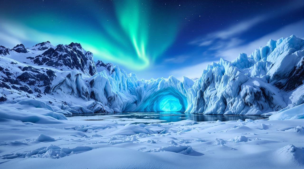 4K极致:极地冰川奇观
